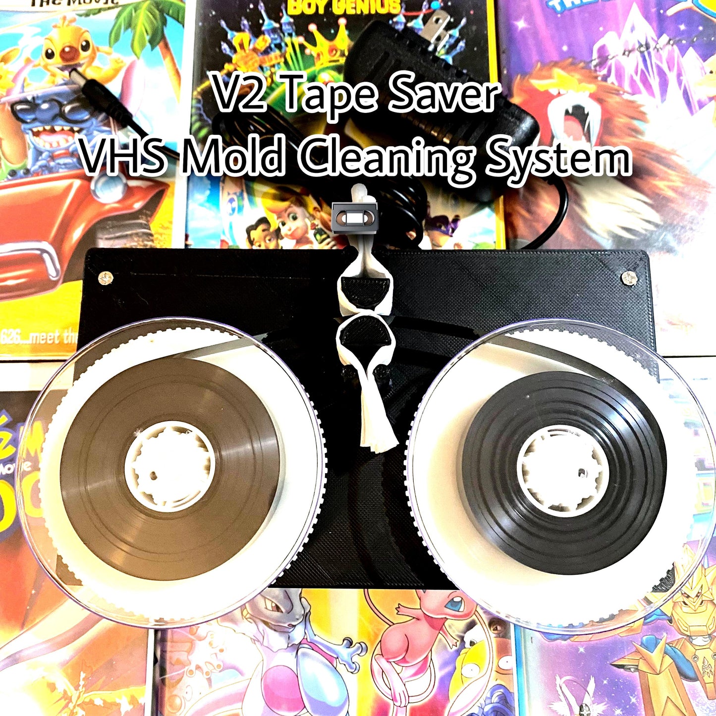VHS & Betamax Mold Removing System (Clean and Salvage Video Cassette Tapes) V2 Tape Saver