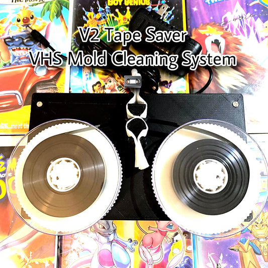 VHS & Betamax Mold Removing System (Clean and Salvage Video Cassette Tapes) V2 Tape Saver