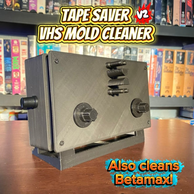 VHS & Betamax Mold Removing System (Clean and Salvage Video Cassette Tapes) V2 Tape Saver