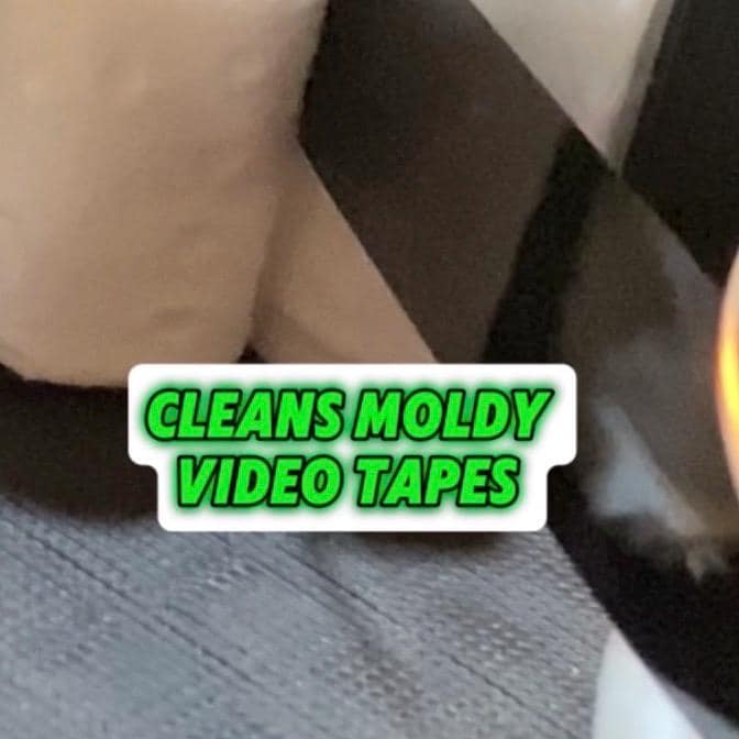 VHS and Betamax Mold Removing System (Clean and Salvage Video Cassette Tapes) v1 Tape Saver