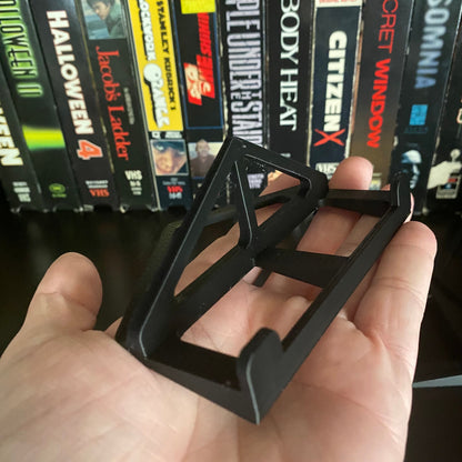 VHS Video Tape Display Stand Holders For Cassette Tapes Movies Films Books (includes 3)
